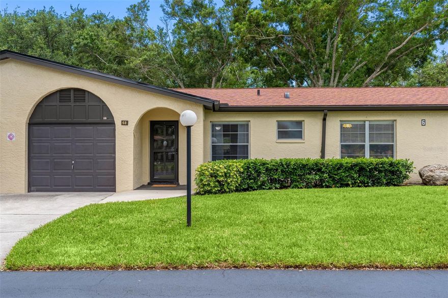Welcome to Villas Capri, a desirable 55+ community in Largo offering low-maintenance Florida living just minutes from the Gulf beaches, shopping, dining, and golf. This well-maintained 2-bedroom, 2-bath villa features a single-level layout, attached garage, and a spacious open-concept living and dining area designed for comfortable everyday living.
The kitchen was updated in 2022, while new flooring throughout the living room and bedrooms was installed in 2025. Additional recent updates include a 2020 HVAC system and 2025 washer, dryer, dishwasher, and microwave. The primary bath also features an updated vanity and sink.
A bright Florida room/sunroom spans the rear of the home, creating additional living space with views of the landscaped backyard and access to a private paver patio. A rear fence adds privacy and separation.
Residents of Villas Capri enjoy amenities including a community pool, clubhouse, shuffleboard courts, and organized social activities. Association-maintained grounds provide an easy, lock-and-leave lifestyle ideal for year-round residents or seasonal owners.