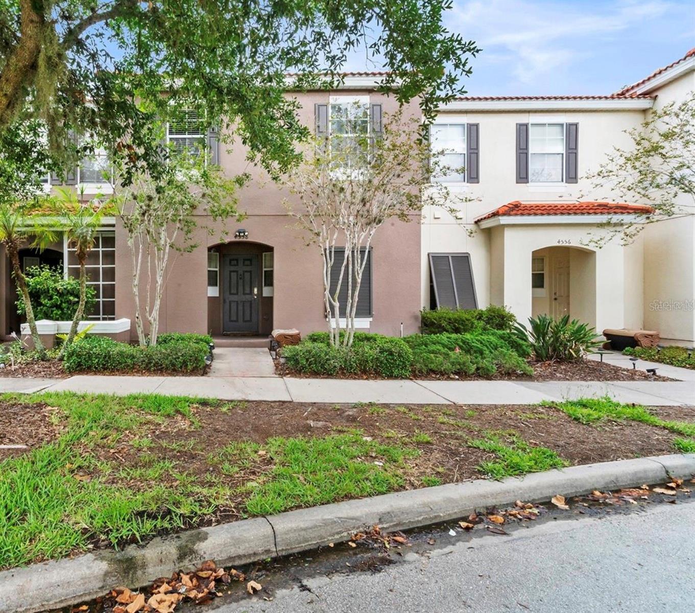 3bed 2.5 bath 2 story town home available for rent in the gated resort - style community of Bella Vida in Kissimmee. Washer/Dryer hook up in the property. All bedrooms on 2nd floor with a 1/2 bath on the first floor. The property has a 'splash' pool in the private screened in court yard. Open floor plan, ceramic tile and upstairs carpet flooring. The rent includes basic cable T.V. and valet trash. Bella Vida features amenities such as internet use and computer use in the club house, fitness center, community pool, basketball and volley ball courts playground.