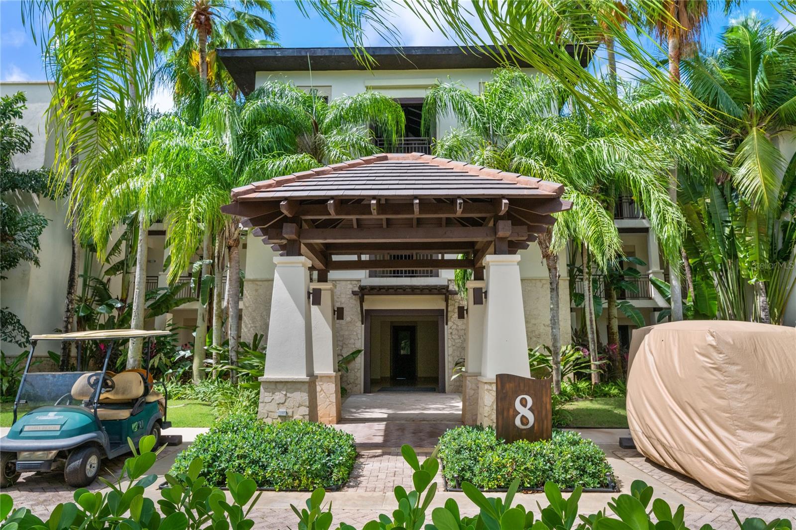 Nestled in the heart of one of Puerto Rico’s most prestigious resort communities, this beautifully curated residence is a tranquil escape that embodies modern island living. Surrounded by lush tropical landscapes and the serene greens of the golf course, the home is thoughtfully designed to highlight the natural beauty of its surroundings while offering every contemporary comfort.
Inside, the layout features two generously sized bedrooms, each with a luxurious en-suite bathroom that brings spa-like relaxation home. The sleek, chef-inspired kitchen is outfitted with premium appliances and opens into a bright, inviting living space—ideal for hosting guests or simply enjoying quiet evenings after a day outdoors.
Residents of this exclusive enclave benefit from access to world-class amenities, including private pools, a cutting-edge fitness center, and the acclaimed St. Regis Spa. The community’s secure, gated setting offers peace of mind along with a sense of refined privacy.
Just beyond the doorstep, the St. Regis Bahia Beach Resort delivers an exceptional lifestyle, with access to championship golf, gourmet dining, and private beachfront experiences. Whether you're seeking a year-round residence or an upscale getaway, this home offers a rare chance to own a slice of paradise in one of the Caribbean’s most desirable locales.