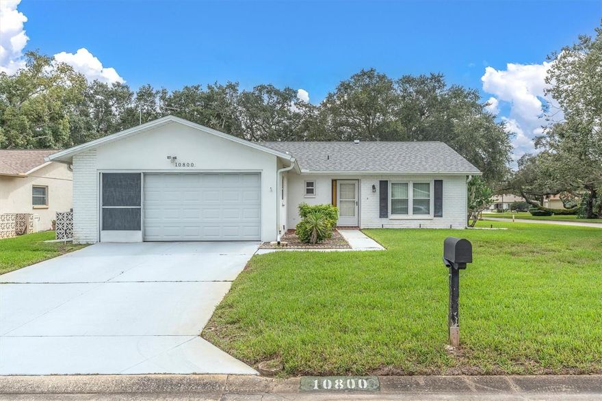 ALERT! THIS IS A SWEET 2-2-2 IN ONE OF THE AREAS MOST POPULAR OVER 55 COMMUNITY'S! THE ROOF  IS 4 YEARS NEW AND THE WINDOWS HAVE ALL BEEN REPLACED!  THE KITCHEN CABINETS HAVE ALL BEEN UPDATED AND THE APPLIANCES REPLACED!  THE PRIMARY BEDROOM HAS A WALK IN CLOSET & PRIVATE BATH.  THE FAMILY ROOM IS LARGE OPENING TO THE KITCHEN AND DINING ROOM SPANNING 29 FEET ACROSS THE REAR OF THIS LOVELY HOME.  ENJOY THE CONVENIENCE OF AN INSIDE LAUNDRY ROOM.  CATCH THE BREEZES ON THE ENCLOSED FLORIDA ROOM. THE ACTIVE CLUBHOUSE IS A MERE $55 MONTHLY AND THEY FEATURE A HEATED POOL & SPA, TENNIS, FULLY EQUIPPED EXEERCISE ROOM, LIBRARY, DANCES, PARTIES AND SO MUCH MORE. GRAB THIS ONE BEFORE IT IS TOO LATE!