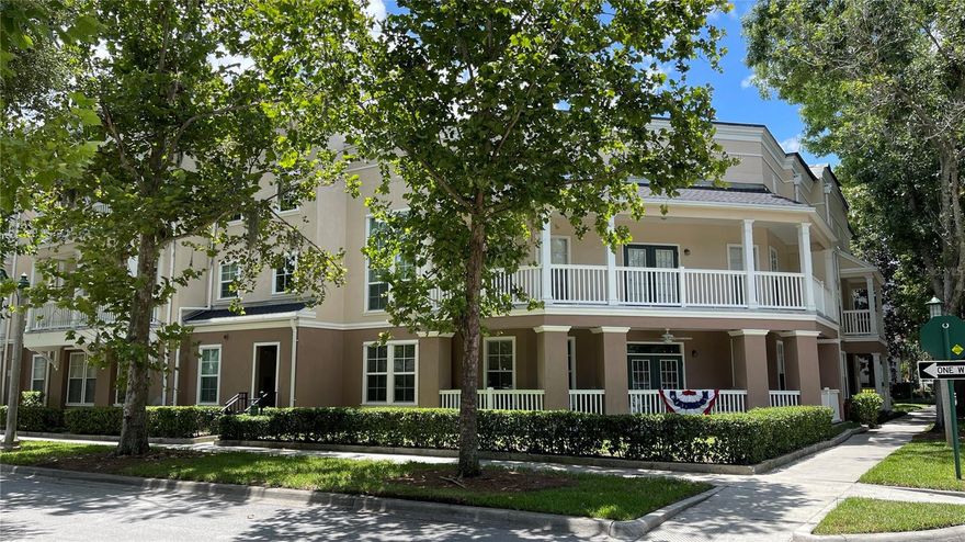 Prime Location in the Highly Sought-After Celebration Neighborhood! Internet Included! This charming 1-bedroom, 1-bath condo with a bonus room is nestled in the heart of Celebration. Located on the 3rd floor, this open-concept unit features a modern kitchen with stainless steel appliances, including a refrigerator, dishwasher, glass-top range, and over-the-counter microwave. Crisp white cabinetry, a stylish backsplash, breakfast bar seating, and recessed lighting add to the kitchen's appeal. The spacious living/dining area opens to a large east-facing balcony with beautiful views of the Water Street Canal. The generous master bedroom includes a huge walk-in closet, while the ensuite bathroom offers ample storage with a 3-door vanity and plenty of counter space, along with a tub/shower combination. The bonus room is perfect as a home office or guest room, and the unit includes a convenient stackable washer and dryer. Two parking passes are provided. Celebration Village offers excellent amenities, including a fitness center, tennis courts, and a community pool. Enjoy a short walk to Celebration Town Center to experience the charm of the town, scenic lakefront walks, delightful dining, unique shops, and festive seasonal events. This condo is conveniently located minutes from Celebration Town Center, ESPN Wide World of Sports Complex, Disney Theme Parks, AdventHealth Nicholson Center, shopping, restaurants, and more. Internet Included.