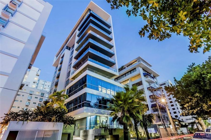 Meticulously crafted oasis of modern luxury with beautiful views of the Atlantic. Nestled on a one-way street steps from the beach in the heart of Condado, located a quick walk away from private schools, Ashford medical center, restaurants, grocery stores and more. You'll notice sleek, clean design throughout the home, from integrated Subzero and Wolf kitchen appliances, to the lofty wide-open floor plan. 3-bed/2.5 baths. 

Building has 1 apartment per floor, visitor parking and 3 assigned spaces, generator, cistern and security. HOA: $1163, Crim: $3928, Seguro: $7500. Can be sold furnished.