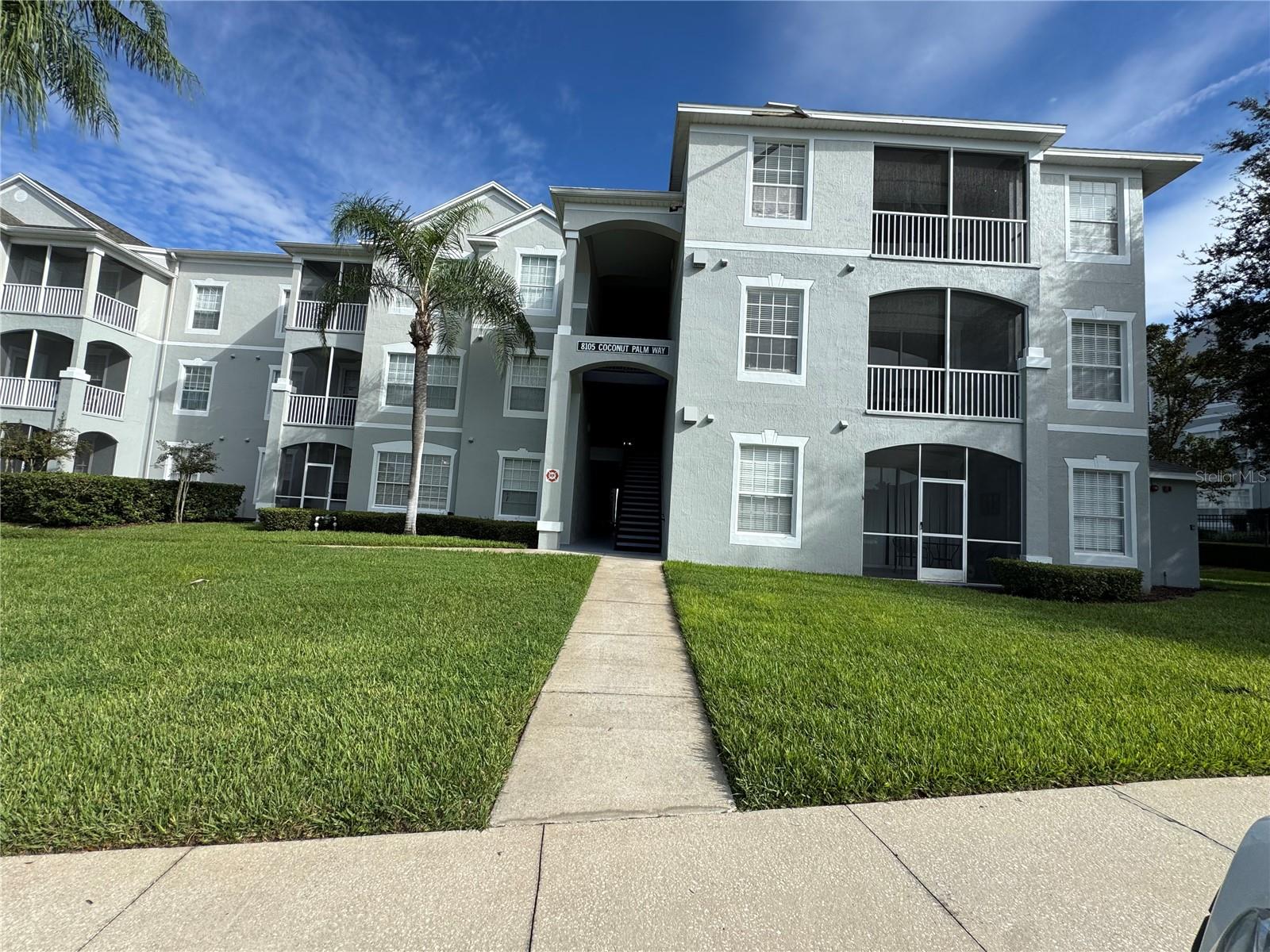Minutes to Disney, Fully Furnished 3bed 2bath, quiet, gorgeous and space, 2nd floor, Located just a few steps to Clubhouse with Community Pool and many other amenities…fully upgradated …,granite countertops, Laminate floor throughout… easy to maintenance….. airbnb short rentals with high return…..great opportunity for investment, vacation home or residence…. Free to enjoy community resort-style pool, a full arcade/game room, state-of-the-art fitness center, a movie theater room, convenience store, BBQ/picnic areas, playground, and tiki bar... Conveniently located near shopping, restaurants, and Central Florida tourist attractions.( Finished, furniture included)