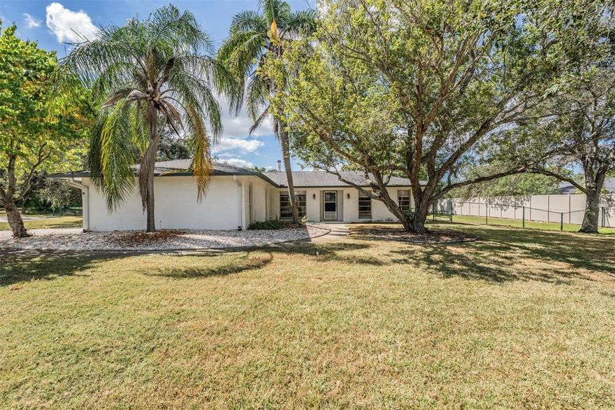Rare Clearwater Acreage with Pool, Barn & Upgrades! Experience the best of Florida living with this beautifully updated 3BR/2BA Clearwater home featuring over 2,100 sq. ft. of living space on more than an acre of fully fenced land. Enjoy a screen-enclosed pool, 2-stall horse barn, 2-car garage, and RV parking with electrical hookup, a truly rare find in the heart of Clearwater! Inside, the kitchen was completely renovated in 2021 with new cabinetry and tile, while the primary bedroom and bathroom was retiled the same year. All flooring has been replaced, most with a waterproof membrane beneath for durability and comfort. Major updates include a new electrical meter (2025), primary bedroom windows (2021), and multiple 2018 improvements including the garage door, exit door, pool equipment, and electrical panel, plus new patio doors (2019). Additional upgrades include a water conditioner and brand-new dishwasher. This property offers an open, inviting layout perfect for entertaining or relaxed everyday living. Enjoy the peace and privacy of acreage living while being just minutes from Clearwater's beautiful beaches, shopping, and dining. With ample space for boats, RVs, and outdoor activities, this one-of-a-kind property perfectly blends modern comfort, functionality, and Florida charm.
Check out the video: https://show.tours/1770braxtonbraggln