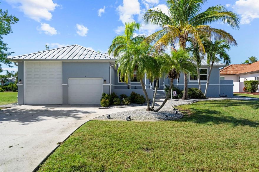 Stunning Renovated Pool Home with Oversized Garage & Modern Upgrades

This beautifully updated 2-bedroom, 3-bathroom pool home perfectly blends modern design with everyday comfort—beginning with its rare oversized garage. Measuring 31 feet deep, 11 feet tall, and 9’11” wide, this impressive space is ideal for large vehicles, RVs, boats, or all your recreational toys.

Step inside and you’re immediately welcomed by an open-concept layout, abundant natural light, and thoughtful finishes throughout. The chef’s kitchen is a highlight, featuring stainless steel appliances, sleek granite countertops, and contemporary cabinetry—making it the perfect hub for both entertaining and daily living.

The spacious primary suite offers a generous walk-in closet and a spa-like bathroom with dual vanity sinks and a rainfall shower. The guest bedroom is equally inviting, with convenient access to the third full bath located near the living area and pool—ensuring comfort and privacy for visitors.

Your private outdoor retreat awaits with a sparkling pool, resurfaced deck, and plenty of room to relax or entertain. Host friends on your personal shuffleboard court, fire up the grill for summer barbecues, or simply lounge in the Florida sunshine.

This home has been extensively renovated with over $150,000 in upgrades, offering both style and peace of mind. Notable improvements include:

All-new flooring throughout

A new metal roof

Upgraded electrical panel

New HVAC system

Hurricane shutters

And much more!

With its oversized garage, modern finishes, and incredible outdoor living space, this home is the perfect example of Florida living at its best.