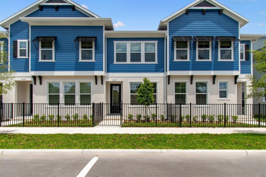 Welcome to the Summerlyn Homesite 20 in Baldwin Park area! This beautifully designed 3-bedroom, 2.5-bath townhome by award-winning David Weekley Homes offers a bright, open-concept layout with expansive windows that fill the home with natural light. The main level features spacious family and dining ideal for everyday living and entertaining. Upstairs, the owner's retreat provides a private and peaceful space with a generous en-suite bath and additional bedrooms and a versatile loft offer flexible living—perfect for guests, family, or a home office. Located just steps from the desirable Baldwin Park community, residents enjoy access to scenic parks, fitness trails, dining, shopping, and a weekly farmers market—all just steps from your door. Experience quality craftsmanship, energy efficiency, and an unbeatable location.
