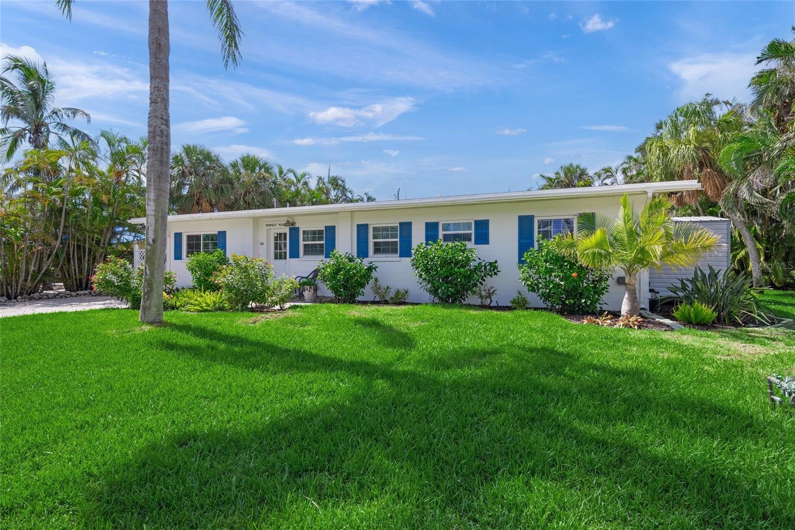 Coastal elegance meets modern living in this beautifully updated Holmes Beach retreat located on the peaceful stretch of 57th Street—one of the narrowest parts of Anna Maria Island. This prime location offers the least crowded beach access on the island, just steps from the shoreline.
The home features sun-drenched interiors, thoughtfully designed living spaces, and a lush backyard ideal for both entertaining and relaxing. Recent upgrades include a refurbished large, heated pool completed in 2024 with a new pool heater, plus pool and AC equipment elevated seven feet above sea level for added peace of mind. Saltwater-resistant terrazzo flooring and moisture-proof six-inch plastic baseboards are tailored to beachside living. A secure eight-by-ten shed with keyless entry adds convenient outdoor storage.
Smart home features include Wi-Fi control of the thermostat, sprinkler system, pool pump and temperature monitor, and security cameras, including one with 360-degree remote view. A 5G wireless router keeps the home connected for just $30 per month, eliminating the need for cable.
Additional property highlights include a whole-home water softener, reverse osmosis water filtration for the kitchen spigot and ice maker, three TVs, a sound bar with subwoofer and Bluetooth connectivity, and all-new furniture and appliances purchased in 2024, including the washer, refrigerator, and stove. Beach essentials such as a bike, buggy cooler, eight beach chairs, and several umbrellas are included.
Outdoor amenities include a weatherproof aluminum ping pong table, screened lanai (new in 2022), and stylish lanai furniture. The property also includes reinforced door panels designed to make the home watertight up to 32 inches above ground level (5.5 feet above sea level).
Located within walking distance to restaurants, boutiques, a seafood and specialty grocery market, clothing shops, hardware stores, and multiple ice cream shops. This home also offers nearby access to lighted tennis courts, pickleball, basketball, baseball fields, and two dog parks.
This meticulously maintained property offers exceptional versatility and comfort in one of the most coveted locations on Anna Maria Island.