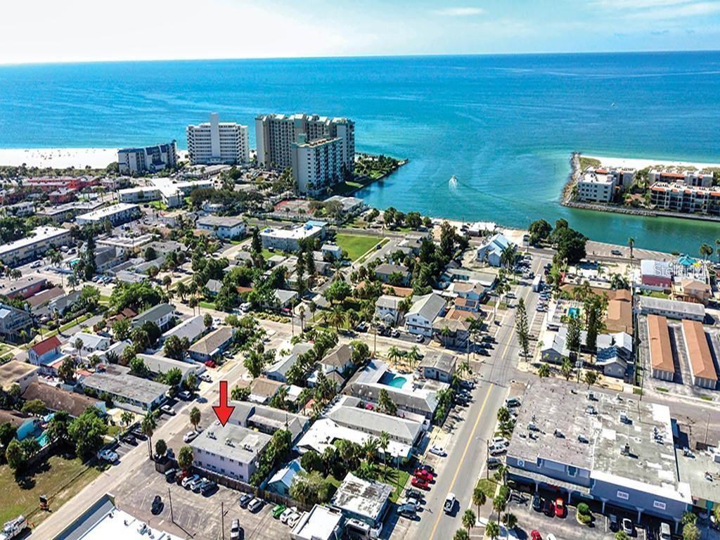 St. Pete Beach Condo! Walk to Upham Beach, Corey Avenue Shops, Sunset Park and dozens of restaurants. Excellent location for a long or short term stay! 1 Bedroom, 1 Bathroom, 1st floor corner unit. Fully furnished, an updated full kitchen, bathroom, tile floor, central AC. 1 month minimum up to 12 months available. Wi-fi, water, sewer, trash included, tenant pays electric. No pets and no smoking in unit or on premises. 1 car allowed with dedicated space. Onsite laundry. $2,000/mo. Available immediately. Live on the beach!