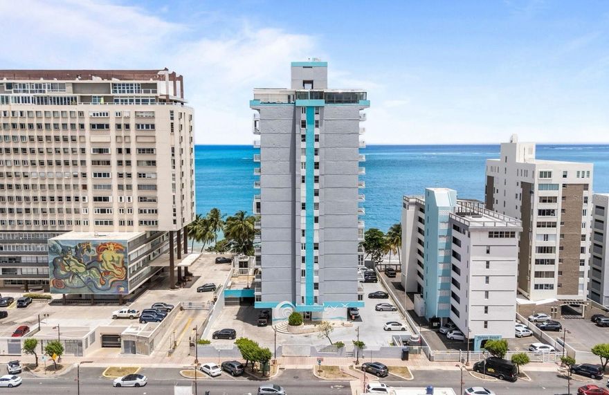 Experience the finest of coastal living in this charming one-bedroom apartment at Las Gaviotas. Perfectly located right on Isla Verde Beach—one of the most renowned and cherished shorelines in the San Juan area. Isla Verde stretches about two miles, offering calm waters for swimming and a wide, soft beach ideal for walking, jogging, or simply relaxing in the tropical breeze.
This apartment is located in one of the most prime areas of Isla Verde, offering easy access to major roads while being walking distance to dining, boutiques, hotels, supermarkets, and everyday conveniences. Whether you're looking for a peaceful retreat or lively seaside living, this location delivers the best of both worlds.