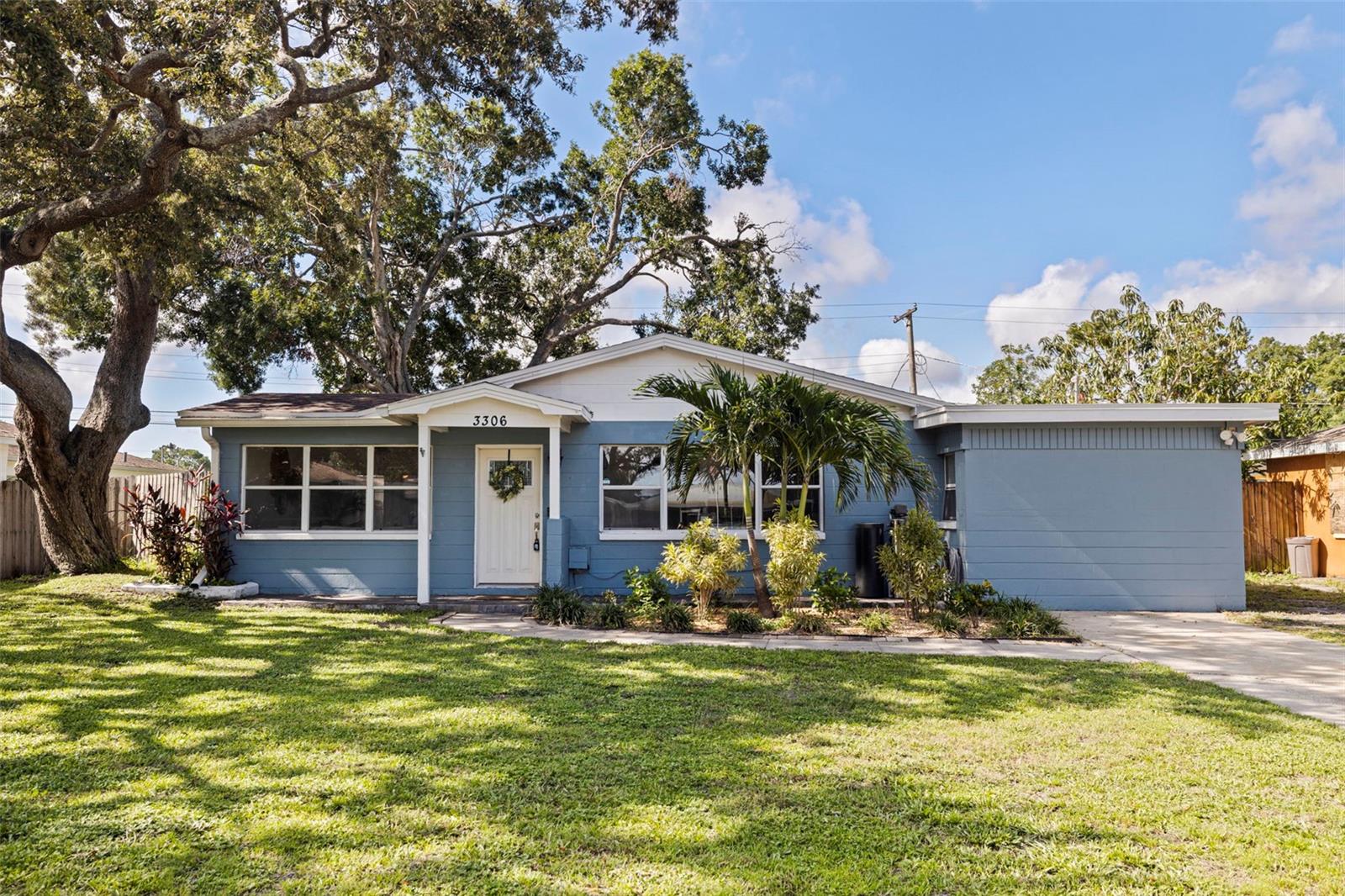 Turnkey Treasure in the Heart of Tampa— Flood Zone X & Full of Upgrades!
Welcome to 3306 W Louisiana Ave — a solid 3-bedroom, 1-bath BLOCK home with a brand-new 2024 roof, new HVAC system, fresh interior and exterior paint, and 1,319 sq ft of clean, functional living space. Inside, enjoy a bright, open layout with tile floors throughout, a spacious living area, and an updated kitchen featuring stainless steel appliances and ample cabinet space. The home also offers a dedicated laundry room and a water softener system for added comfort and convenience. All three bedrooms are generously sized, and the refreshed bathroom is move-in ready. Step out back to your freshly sodded, beautifully landscaped yard with a covered lanai—perfect for entertaining. The large backyard is pool-ready and there's even room for RV or boat parking.
Located in a prime Tampa location, minutes from Raymond James Stadium, Midtown, Downtown, I-275, Tampa International Airport, and walking distance to Jesuit High School, one of the most respected private schools in the area. No HOA. No CDD. No flood insurance required.
Whether you're a first-time buyer or investor, this turnkey gem is ready to go with room to grow.
Don’t miss this one!