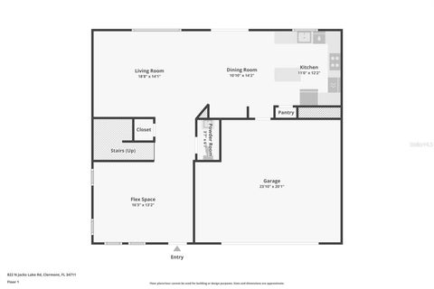 Tiny photo for 822 N Jacks Lake Rd, Clermont, FL 34711 (MLS # G5118500)