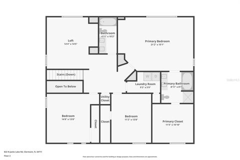 Tiny photo for 822 N Jacks Lake Rd, Clermont, FL 34711 (MLS # G5118500)
