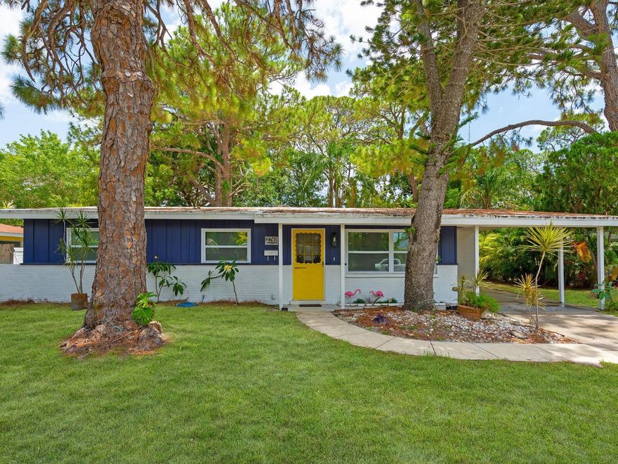 Looking for location? Looking for an investment? Looking for a winter home? Looking for a home that has been completely redone? This is it! Fabulous new-vintage midcentury ranch home in the heart of Sarasota, and one block from the Baltimore Orioles spring training ballpark. This home was thoughtfully updated to include all new kitchen appliances (2019), new air conditioner (2020), new roof (2023) new kitchen & bath cabinets, new windows, all new lighting fixtures and ceiling fans, water heater (2022), lining of pipes (2022), and painted inside and out. There is nothing to do but move right in. This home has been successfully run as a short-term rental since 2020. This would also make a terrific family home or a retreat for snowbirds. Terrazzo floors, Florida room and screened lanai add to the charm as well as a fully fenced backyard. Close to downtown for shopping, Great restaurants, Selby library, Sarasota Opera house, etc. Make your appointment today to see this gem.