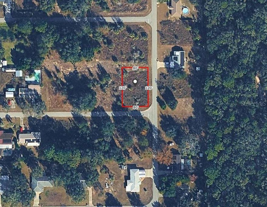 Stellar 0.22-acre CORNER LOT in Rainbow Lakes Estates, Dunnellon, Marion County — mostly cleared for easy, cost-saving development, well and septic required, single-family zoning, NO HOA, NO FLOOD ZONE, just minutes from Rainbow Springs State Park and only 6 minutes to Walmart, Publix, and everyday amenities.