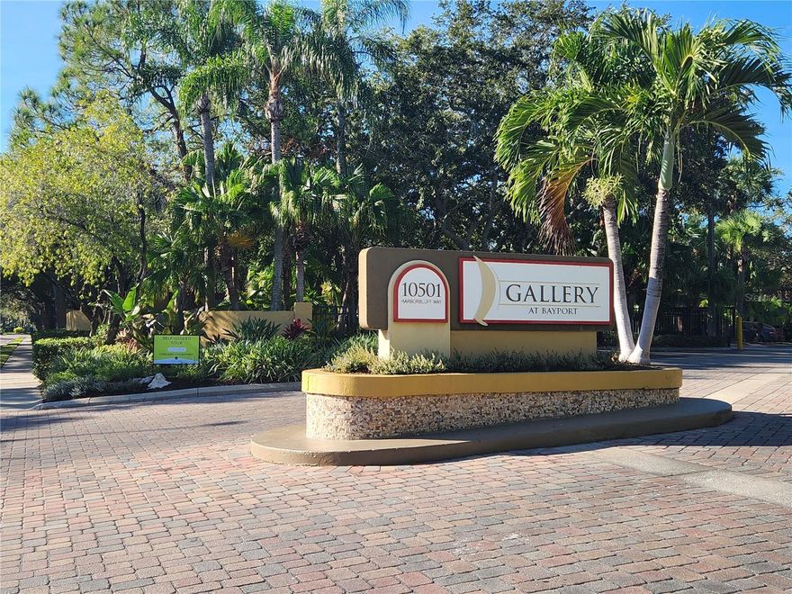 Come see this beautiful 2 bedroom 2 bathroom with a den condo in the gated community Villages of Bayport! This neighborhood will have you in awe with its resort style clubhouse featuring a lap pool, whirlpool, canal view and up to date workout room. Love nature, enjoy the beautifully landscaped community with sidewalks throughout. Minutes from all major retail stores and restaurants, this is a secret gem. Recently updated this condo will not last long! Please call Realtor to schedule showings.