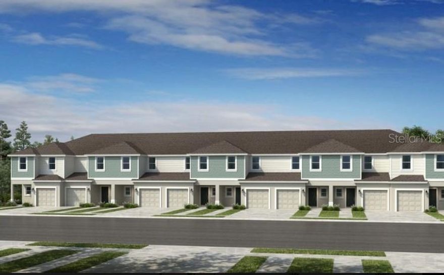 What's Special: Large Kitchen Island | High Ceilings | Low HOA Dues | Pond View | Backs to Open Space | West Facing Lot. New Construction - Ready Now! Built by Taylor Morrison, America's Most Trusted Home Builder.  Welcome to the Jasmine at 13219 Stable Place in The Towns at Firethorn! Step in from the front porch and into the heart of this charming townhome, where the great room and open kitchen with a large island flow together for easy meals and effortless entertaining. The main level also features a half bath, a one-car garage, and a large outdoor patio for relaxing or hosting friends. Upstairs, you’ll find two secondary bedrooms with a full bathroom nearby and a spacious primary suite with a walk-in closet and an en-suite bath. The laundry area is thoughtfully placed upstairs for added convenience. You’ll love the extra storage throughout, including under-stair space, a large pantry, and a linen closet. Firethorn offers stunning landscapes and small-town charm with easy access to the best of Florida’s Gulf Coast. Its central Parrish location puts you close to St. Petersburg, Sarasota, top beaches, shopping, dining, and entertainment. With convenient access to I-75, plus nearby Bradenton, Lakewood Ranch, parks, and theme parks, there’s always something to explore. Additional Highlights Include: Extended tile flooring on main level, GE refrigerator, washer and dryer, and whole house blinds. Photos are for representative purposes only. MLS#TB8479864