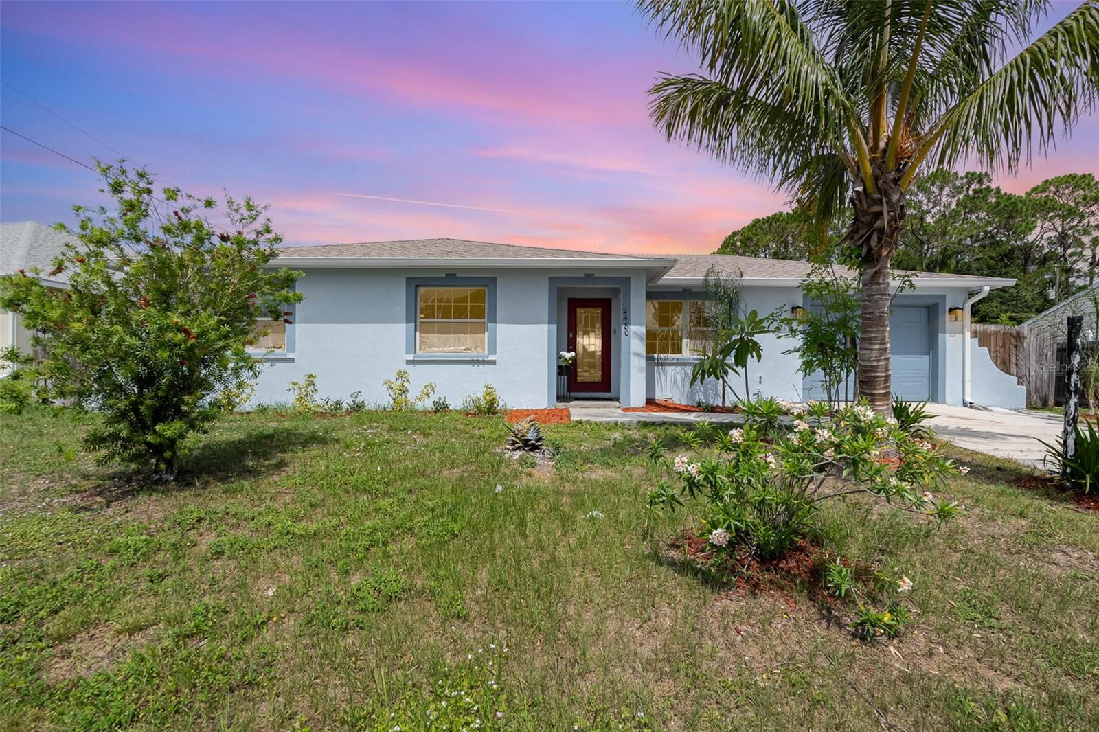 Welcome to this beautifully updated 4-bedroom, 2-bathroom home nestled in the sought-after SE Palm Bay area. Step inside to an open floorplan that seamlessly blends modern design with everyday comfort. The brand-new kitchen is a true showstopper—featuring sleek quartz countertops, all-new cabinetry, and stainless steel appliances. Both bathrooms have been fully remodeled with stylish finishes, and new luxury vinyl plank flooring flows throughout the entire home, offering durability and elegance. Enjoy peace of mind with a new roof, new windows, and updated systems throughout. Relax or entertain in the screened-in back porch overlooking a spacious backyard—perfect for pets, or future outdoor projects. Whether you're a first-time buyer or looking to upgrade, this move-in ready home is a must-see! SELLER OFFERING $10K towards closing costs with a competitive offer!