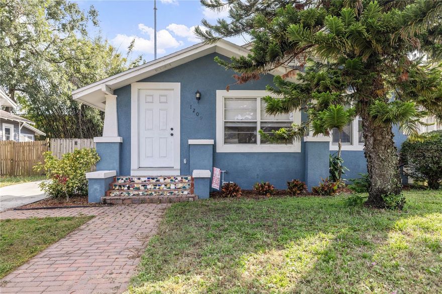 Beautifully maintained home located in the heart of Tampa's highly desirable Seminole Heights Neighborhood.  Walk into a welcoming foyer/entryway that flows right into the open-concept featuring a generous living space ideal for both everyday living and entertaining.  The kitchen has been thoughtfully designed and updated with granite countertops, a custom tile backsplash and stainless steel appliances.  The primary bedroom at the back of the house offers a private ensuite bathroom.  The additional bedroom off the main living area exude character and charm, featuring a built-in bookcase that adds both style and functionality.  Stepping outside you can enjoy a spacious, fully fenced backyard complete with a concrete patio ideal for relaxing and hosting guests.  Major improvements include a full re-pipe of the home completed two years ago, providing long-term piece of mind for the next owner.  Conveniently located just minutes from downtown Tampa, popular dining spots, and local shops, this home places you close to both city energy and neighborhood charm. Don’t miss the opportunity to own a well-updated home in one of Tampa’s most sought-after historic areas.