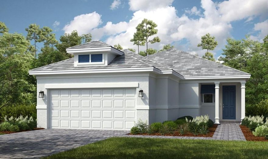 Under Construction. What's Special: Model Leaseback | Pond View | Loft. 
Model Home Leaseback - Available Now for October Closing! This model home purchase includes our Model Leaseback Program. Model leaseback terms vary by model home. Please see a Community Sales Manager for additional details. Restrictions may apply. 
Built by Taylor Morrison, America's Most Trusted Homebuilder. Welcome to the Bahama at 12612 Dockyard Trail in Palms at Coasterra. This two-story home features 4 bedrooms, a spacious great room with soaring ceilings, and a designer kitchen with island and walk-in pantry. The downstairs primary suite offers privacy and comfort with a large walk-in closet and elegant bath. A sunny lanai spans the back of the home, while upstairs includes a loft, study, and three additional bedrooms. Located just off Buckeye Road, enjoy easy access to I-75, Sarasota, and Tampa. Additional highlights include: screened lanai, outdoor kitchen rough-in plumbing, washer, dryer, and refrigerator included. Photos are for representative purposes only. MLS#TB8432016