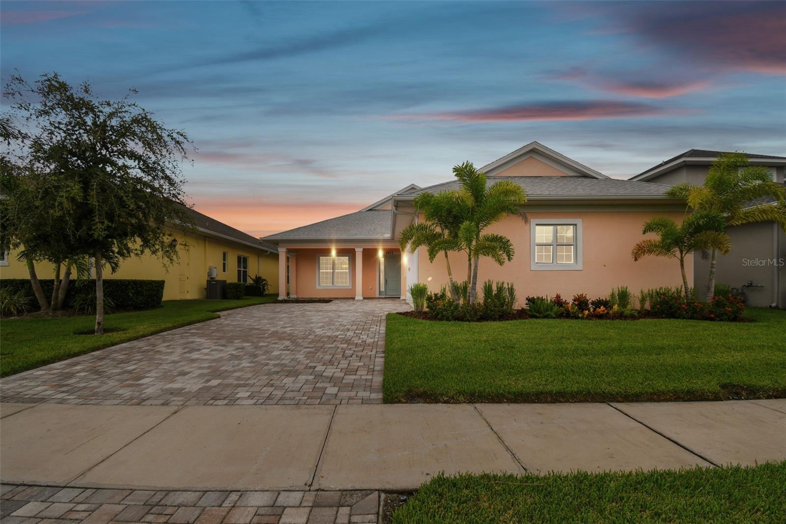 Welcome to your dream home in the highly desirable gated community of Breezy Meadows! Built within the last two years, this stunning 4-bedroom, 3-bath residence includes a private office, offering ample space for both living and working. The open floor plan is complemented by elegant tile flooring throughout, and the high 10-foot ceilings and 8-foot doors create a spacious, airy ambiance. The gourmet kitchen is truly a chef’s paradise, featuring quartz countertops, stainless steel appliances, and 42-inch soft-close cabinets, ideal for entertaining guests or preparing family meals. The expansive 2-car garage provides plenty of storage and parking space. Situated in the Highlands, this home’s location offers ultimate convenience with just a short 25-minute drive to Clearwater Beach, and easy access to St. Petersburg and the airport. This home is move-in ready, freshly cleaned, and waiting for you to start your next chapter. Don’t miss out on this exceptional opportunity to own in Breezy Meadows!