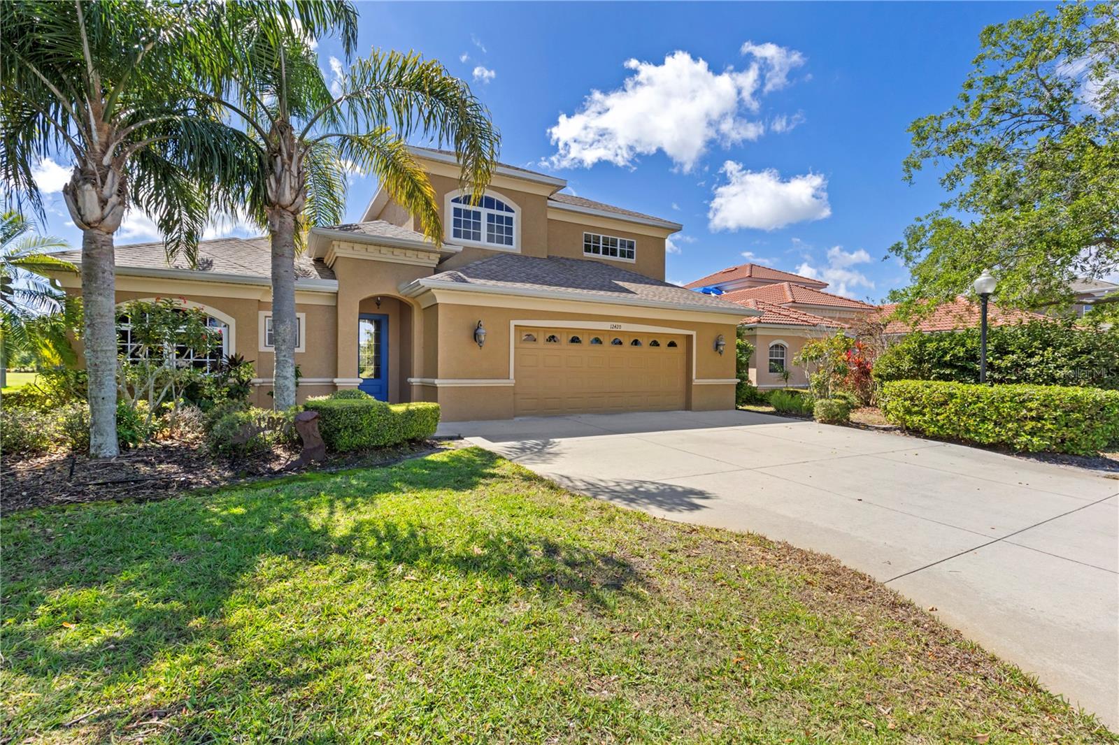 Nestled in the highly desirable Greyhawk Landing community, this stunning 5-bedroom, 3-bathroom home is a true masterpiece of luxury and style. Inside, you'll find a harmonious blend of wood, ceramic tile, and plush carpet flooring, each area thoughtfully designed to enhance both comfort and aesthetics. Expansive high ceilings create a sense of openness, while the kitchen shines with solid wood cabinets and exquisite stone countertops. Perfect for entertaining, the kitchen offers ample space, complete with a convenient bar top.
Beyond the kitchen, the inviting living room leads to an awe-inspiring view of the tranquil lake, seamlessly connecting the indoor and outdoor spaces. Step outside to enjoy your private pool and screened lanai, ideal for relaxation or hosting gatherings. The home also boasts a new roof installed in December 2022, ensuring peace of mind for years to come.
With a low HOA fee and an unbeatable location in the heart of Lakewood Ranch, this rare gem offers an exceptional lifestyle that truly shouldn’t be missed.
Greyhawk Landing is a dynamic, active community offering an array of top-notch amenities for
residents. Enjoy a lagoon-style swimming pool with waterslides, a fitness center, lighted tennis
and basketball courts, soccer and softball fields, a playground, a fishing dock, and two miles of
scenic nature trails for walking or biking. The community also boasts a full calendar of events,
ensuring there’s always something exciting to do, with easy access to major roads for quick
commutes to Sarasota, Bradenton, and Tampa, this vibrant, gated neighborhood provides the
perfect balance of recreation and tranquility.
Lakewood Ranch, Florida, is a master-planned community located across Manatee and Sarasota counties with miles of nature trails for walking or biking. The area is known for its excellent schools, golf courses, shopping, dining, and loved for its variety of community events and recreational activities, making it an ideal place for both relaxation and active living. It is an affluent and predominantly residential community. Welcome to your new home Welcome to 12420 Aster Avenue