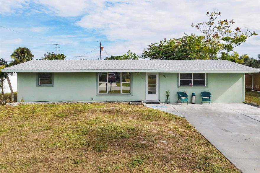Welcome to this inviting 3-bedroom, 1-bath home offering 1,144 SF of heated living space in the heart of Port Charlotte. Built in 1963 and thoughtfully updated for modern comfort, this property blends classic Florida charm with today’s conveniences. Step inside to a bright, open layout featuring:
• 3 generously sized bedrooms and a large, well-appointed bathroom.
• New roof (2025), New AC being installed 12/22/25, that comes with a 10 year transferable warranty covering parts and labor, Public Water and Sewer and includes a transferable 2 year flood insurance policy expiring on 11/27/2027.
• The modern kitchen provides both functionality and style, complete with updated appliances including an induction cooktop and plenty of storage, perfect for everyday living or preparing meals for family and friends.
• An inside laundry room adds extra convenience and organization, making household routines easier and more efficient.      
• Enjoy Florida’s outdoor lifestyle from your screened-in lanai, ideal for relaxing with morning coffee while taking in soft sunrise light. Just beyond, a spacious concrete patio offers the perfect space for grilling, entertaining, or creating an outdoor living area tailored to your needs.
• Situated on an impressive 10,001 sq ft lot at the end of a peaceful cul-de-sac, the home offers privacy, minimal traffic, and room to enjoy the outdoors, ideal for family, pets or future expansion possibilities.  Bring your boat and your RV, no HOA rules here!
With its central location near shopping, dining, parks, medical facilities, and the best of Southwest Florida’s amenities, this charming home is a fantastic opportunity for first-time buyers, down-sizers, investors, or anyone seeking a well-maintained home with character and modern updates. Schedule your tour today and start living the SW Florida lifestyle dream.