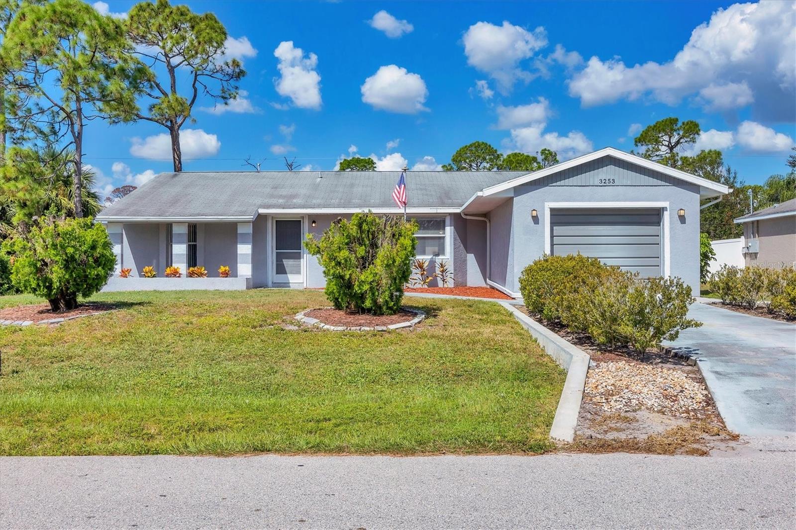3BR/2BA Pool Home in North Port – Close to I-75!
This well-maintained 3-bedroom, 2-bath home offers a convenient location near the interstate—perfect for commuters or seasonal residents. Featuring a 1-car garage, impact sliding doors, and hurricane shutters for added peace of mind.
Enjoy Florida living from the large screened lanai and covered pool area, perfect for entertaining or relaxing year-round. A spacious, fenced backyard includes a large shed for extra storage. Currently tenant-occupied with tenants who would love to stay, offering immediate rental income potential. Don’t miss this great opportunity in a growing area!