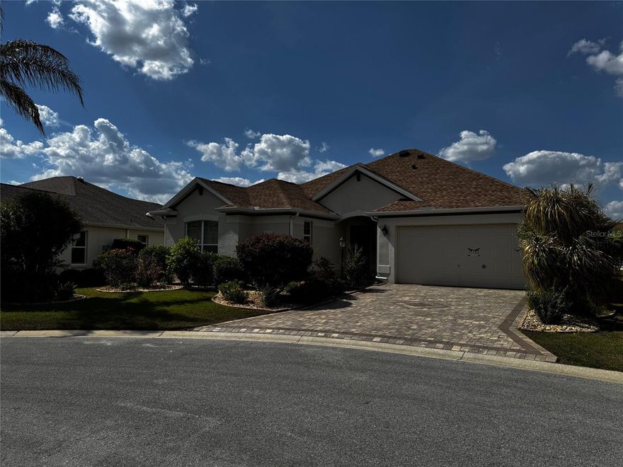 Ready to Sell - 3/2, 1621 sq.ft., Village of Duval, Sumter County, Cull de sac, Roof January 2022, Central A/C Carrier 1 year old, Solar Electrical System, Glass Enclosed Lanai, Extra Storage Room, Washer / Dryer, No carpet, Custom shelving throughout, TVs included, Screen Garage Door, Large Sunsetter over Paver stone patio
