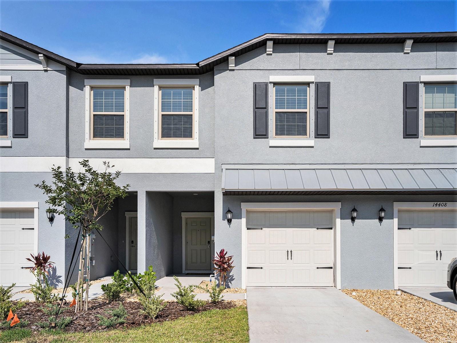 This stylish Newly built 2023 gated property is perfect for Tenants who prefers a FULLY Furnished, aesthetic style, comfort and a welcoming home. Welcome to this spacious two-story eye-catching town-home with contemporary open floor layout. Downstairs is modernly and beautifully decorated with chic furniture, abstract accent wall and stainless steel appliances. Fully stocked kitchen with utensils, pots, pans, Keurig coffee maker, blender, etc. Covered and screened-in patio for outdoor relaxation and shielding from mosquitoes. 3 bedrooms, 3 bathrooms, 2 smart TV's, video doorbell, loft, and laundry room upstairs. Water utility, trash, lawn maintenance and WiFi is included. Access to community pool, basketball court, tennis court and playground. Conveniently located on the cusp of Riverview and Sun City Center, 3 min drive from St. Joseph's Hospital South, 5 min drive from I-75.