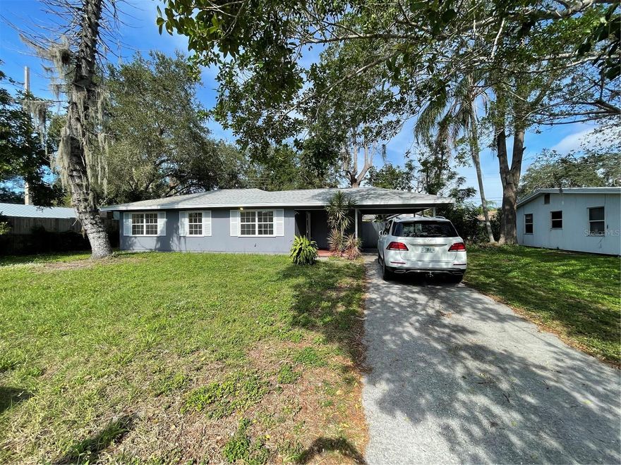 Welcome home to this three bedroom and two remodeled bathrooms home. Kitchen has new appliances, countertops, and lighting. Freshly painted with new luxury vinyl plank flooring, a separate laundry room, and covered carport. This house also comes with a large storage shed for your personal use. Patio for backyard entertaining in your own private fenced area. This house is in pristine condition so bring your most selective customers to see this mid century "modern" home.