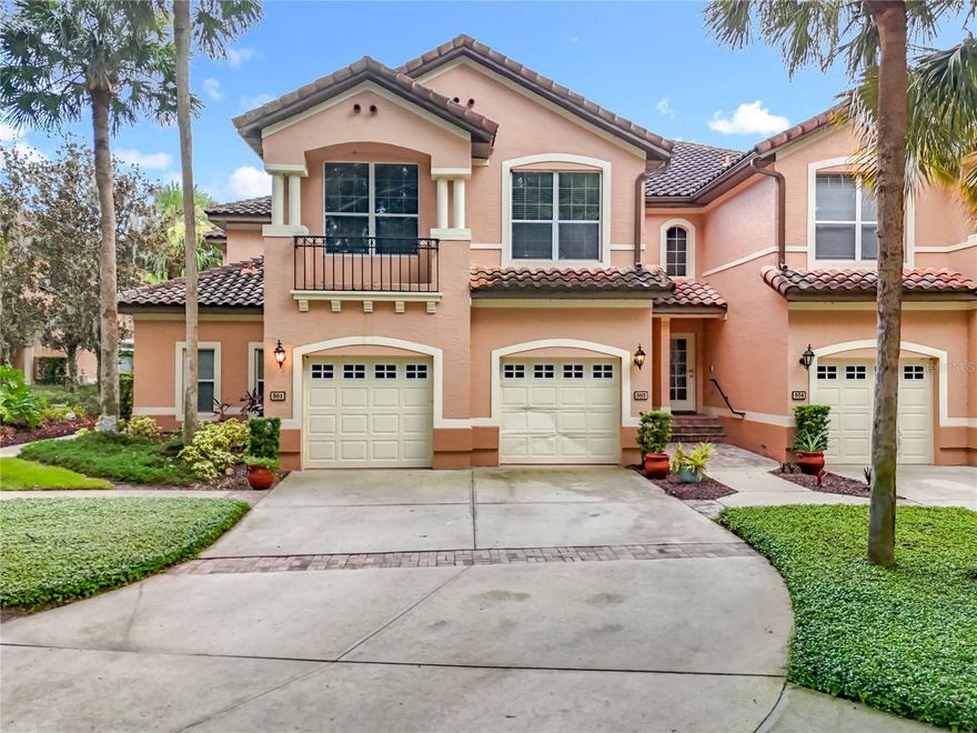 Peaceful, Scenic, and Move-In Ready! Nestled in the heart of the Mission Inn Golf & Resort community in Howey-in-the-Hills, this beautifully maintained 3-bedroom, 2-bath condo offers the perfect retreat for golf enthusiasts. Located on a quiet street with lush landscaping and panoramic golf course views, this home features all living spaces on the second floor with convenient ground-level entry and a 1-car garage. Step inside to soaring ceilings, an open split floor plan, and upgrades throughout, including: Custom built-in entertainment center in the great room Spacious eat-in kitchen with wood cabinetry, solid surface counters, and a picture window over the sink with views of the greens Private primary suite with two walk-in closets featuring built-in organizers, a soaking tub, separate shower, and dual vanities Inside laundry room for convenience Enjoy the tranquil setting from your windows or take a golf cart ride to nearby resort amenities with membership, including championship golf courses, tennis, fine dining, and spa services .Whether you're looking to enjoy your free time or a low-maintenance golf lifestyle, this condo offers it all in a peaceful, resort-style community. Live the lifestyle you’ve earned – schedule your private showing today!