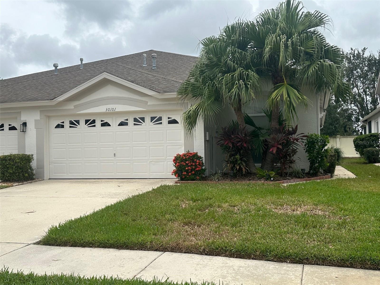 Welcome to this 1700 square foot 2 bedroom 2 bathroom Villa in the quaint gated and maintenance-free community of Longleaf in Meadow Pointe. This single story home offers two large split bedrooms with their own private bathrooms. The low monthly HOA fee covers the exterior maintenance, including roof, exterior painting, and landscaping. The community offers pools, playgrounds, tennis, basketball and pickleball courts. Close to restaurants, shopping and major highways.