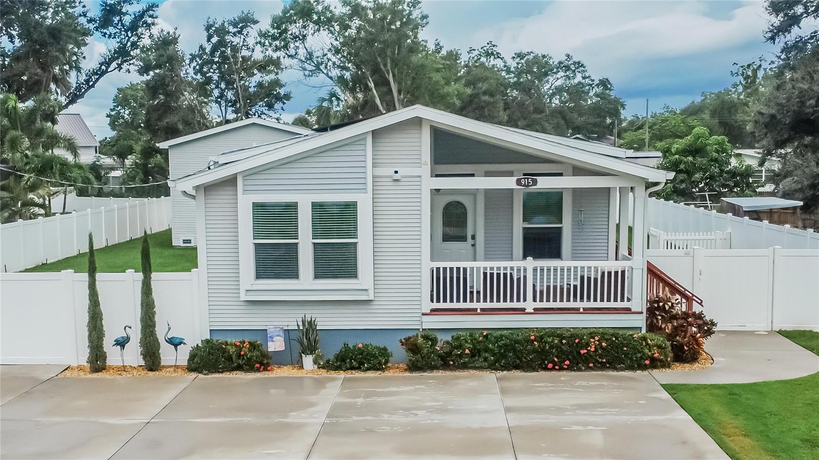 This charming 2-bedroom, 2-bath home is perfectly situated for those who love the outdoors. The spacious, fully (vinyl) fenced backyard offers a true haven for families. With a newly added pool and wood deck, and plenty of room for family and pets to play freely, it’s the ideal setting for making the most of outdoor fun and recreation. The LARGE 24' x 30' garage, with electric, is large enough to store all of your water toys. Located approximately 3 lots from The Little Manatee River, and 5 minutes from E.G. Simmons Park (offering a boat ramp, canoe launch, lookout deck, park & bbq/picnic areas), allowing you to launch your boat or jet skis for a day on the water. Whether you're entertaining in the backyard or enjoying a quiet moment by the water, this home truly sells a lifestyle. The curb appeal and front porch create a 'cozy cottage appeal', and once inside you will appreciate the open & airy main living areas. The classic kitchen offers the convenience of a full appliance package, ample storage, a large island and free standing freezer, combining timeless appeal with modern functionality. The master suite includes a full bath and walk-in closet, and the second bedroom is adjacent to the second bath offering great accommodations for your guests.
Also included with this home is a whole home generator, solar panels and a 1 year 'new' riding lawn mower.
UPGRADES/AMENITIES: 24' x 30' garage with a high ceiling and 7 hydrostatic vents (large enough for a boat, 2 jet skis and more), whole home generator, solar panels, sump pump, double pane windows, and a 1 year 'new' riding lawn mower.