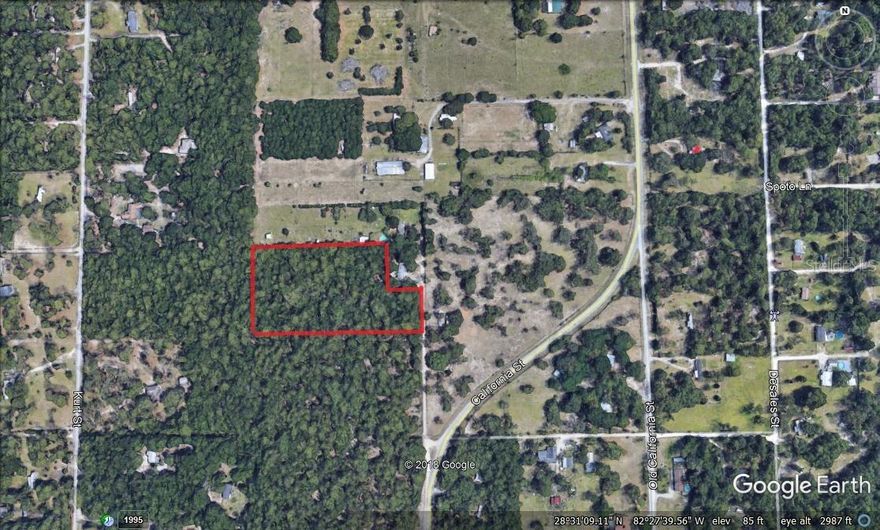 4.37 Acres MOL that make up a total of 3 lots of Vacant Land, Zoned AR2 just off California Street between Wiscon & Powell Road.  Parcel is wooded and level in an area of other country homes.  AR 2 Zoning allows for Conventional SF Housing or Mobile Homes.