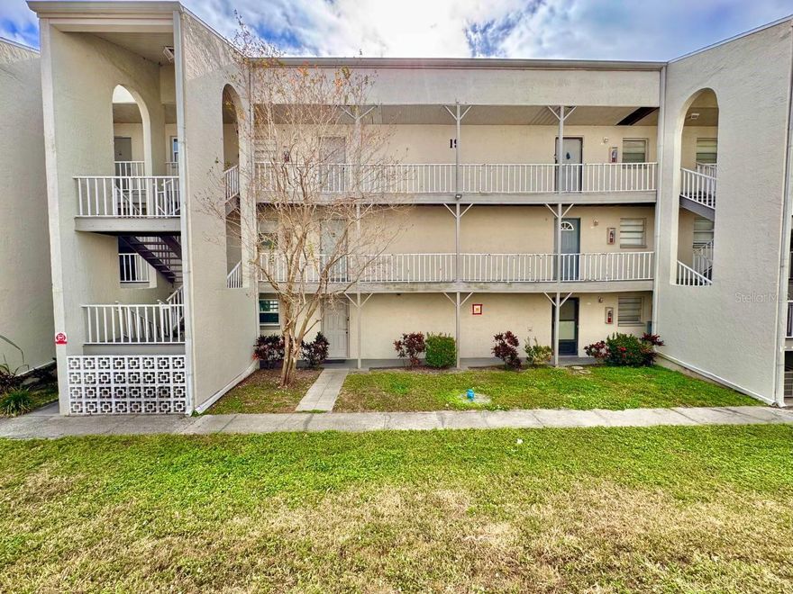 Welcome to this inviting top-floor, 1-bedroom, 1-bath condo located in the highly sought-after Coachman Creek Condominiums in Clearwater. This charming third-floor unit features ceramic tile throughout, offering durability, easy maintenance, and a clean, cohesive look. The open and airy floorplan provides comfortable living and allows natural light to flow beautifully through the space. Step outside and enjoy the Florida lifestyle on your private balcony, perfect for relaxing with morning coffee or unwinding in the evening. Furnishings inside the unit are optional, offering flexibility whether you prefer a move-in-ready home or want to bring your own personal touch. Residents of Coachman Creek enjoy fantastic community amenities, including a sparkling pool and a welcoming clubhouse. Ideally located close to world-famous beaches, major highways, restaurants, shopping, and more this condo offers both convenience and comfort. Don't miss the opportunity to make this wonderful Clearwater condo yours! In addition to the advertised base rent, all residents are enrolled in the Resident Benefits Package (RBP) for $50.00/month which includes HVAC air filter delivery, credit building to help boost your credit score with timely rent payments, utility concierge service making utility connection a breeze during your move-in, and much more! More details upon application. Sewer, water, and trash are included in rent. Sorry no pets. Vacant and Available now.