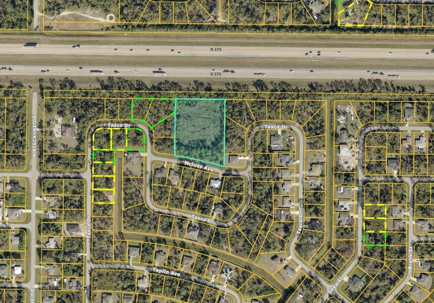 This expansive 2.5-acre parcel offers the rare opportunity to create a custom single-family home with plenty of space for outdoor living. The larger lot size provides flexibility for a variety of build plans, including room for gardens, patios, additional structures, or recreational areas, while still maintaining privacy.
Located in North Port, the property is within reach of shopping, dining, schools, and medical facilities. Convenient access to I-75 allows easy travel north to Sarasota or south to Fort Myers, and Gulf Coast beaches, parks, and recreational destinations are all just a short drive away.
Whether you are ready to build your dream home or seeking land as a long-term investment, this property represents a versatile and valuable opportunity in one of Florida’s fastest-growing cities.