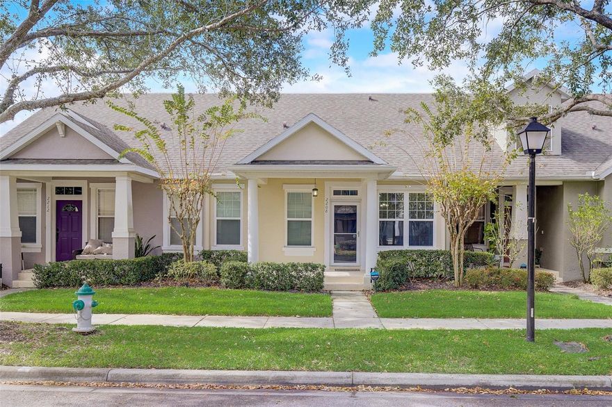 Don't miss your opportunity to discover this exquisite 3-bedroom, 3-bathroom townhome with a 2-car rear entry garage in the coveted Avalon Park community! Upon entering, the first floor reveals an open floor plan of the living room and dining area that flows into the kitchen. Off the living room is a generous master bedroom with a luxurious ensuite. This ensuite boasts dual sinks and an elegant glass-enclosed shower and closet. The first floor also hosts the second bedroom and a well-appointed bathroom for your convenience. Venturing to the second floor, you'll encounter the third bedroom with its own ensuite, offering privacy and versatility. This meticulously maintained home features striking tile floors, granite countertops, and the stainless steel appliances in the kitchen add a modern touch to this charming residence. The laundry closet is conveniently located inside next to the kitchen. You'll also appreciate the covered, screened-in back porch, which leads to the 2-car garage. This residence is a true gem, ready to welcome its new owners. Families will appreciate the proximity to top-rated schools and a plethora of community events held throughout the year. Travel and commute are a breeze with convenient access to downtown Orlando, Lake Nona/Medical City, Orlando International Airport, and the Brightline train, which connects you effortlessly to South Florida. Plus, the pristine shores of Florida's east coast beaches are just a short drive away. Additional features include 2020 water heater, front and rear rain gutters, newer garage door and new double-pane windows. Schedule a viewing today and imagine the possibilities!