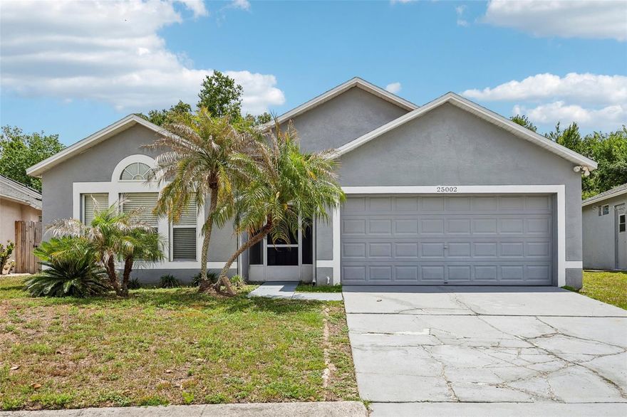 This inviting residence in the peaceful Enclave community offers an open-concept floor plan with four bedrooms and two bathrooms. The interior features durable laminate flooring throughout main living areas and a primary suite complete with a walk-in closet, soaking tub, and separate shower. The functional kitchen, equipped with a breakfast bar and pantry, flows into a dining area where French doors lead to an oversized screened patio.

Enjoy a large fenced backyard with the added privacy of no rear neighbors in this prime location. Notable updates include a 5-year-old roof, a new water heater, and a fresh air handler coil. Situated for a quick commute to downtown Tampa and the International Airport, you are minutes from premier shopping, dining, and golf. With low HOA fees and no CDD, this property delivers exceptional value. Mortgage savings
may be available for buyers of this listing.