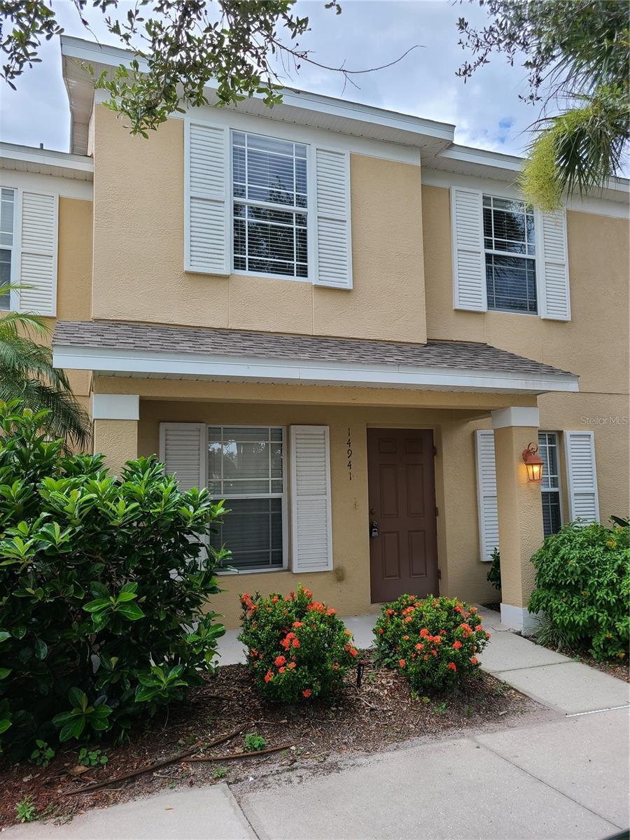 Discover this 3-bedroom, 2.5-bathroom townhouse in the highly desirable Lakewood Ranch community. This thoughtfully designed floorplan includes a living room, a separate family room, and a convenient half-bath downstairs. Main living area down stairs has NO CARPET. Water views from screened Lanai. Rent includes Basic cable, water sewer and trash pick-up. 2 Dedicated parking spots right outside your rental. Easy access to the community pool, just a short distance away. Access to community pool. Located near A-rated schools and local amenities. This home offers an ideal blend of comfort and convenience. Please note: No Pets for tenants per HOA rules. Strict rental application process.
