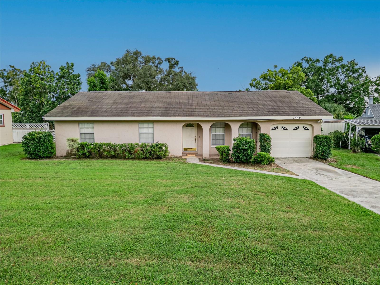 Investor Special – 3 Bed, 2 Bath on Oversized Lot with No HOA!
Opportunity knocks with this 3-bedroom, 2-bathroom block home situated on a 0.28-acre lot in a quiet, established neighborhood with no HOA. With a newer A/C system already in place, this property is primed for your finishing touches.
The home needs a new roof, flooring, paint, and appliances, but with some updates, it has excellent potential as a fix-and-flip or long-term rental. Interior layout offers 1,347 square feet of living space, and the large yard provides room to expand or create outdoor entertaining areas.
Located just minutes from downtown Winter Haven and Auburndale, close to restaurants, gyms, shopping, and the beautiful Winter Haven Chain of Lakes.
Bring all offers—owner is motivated and ready to make a deal.