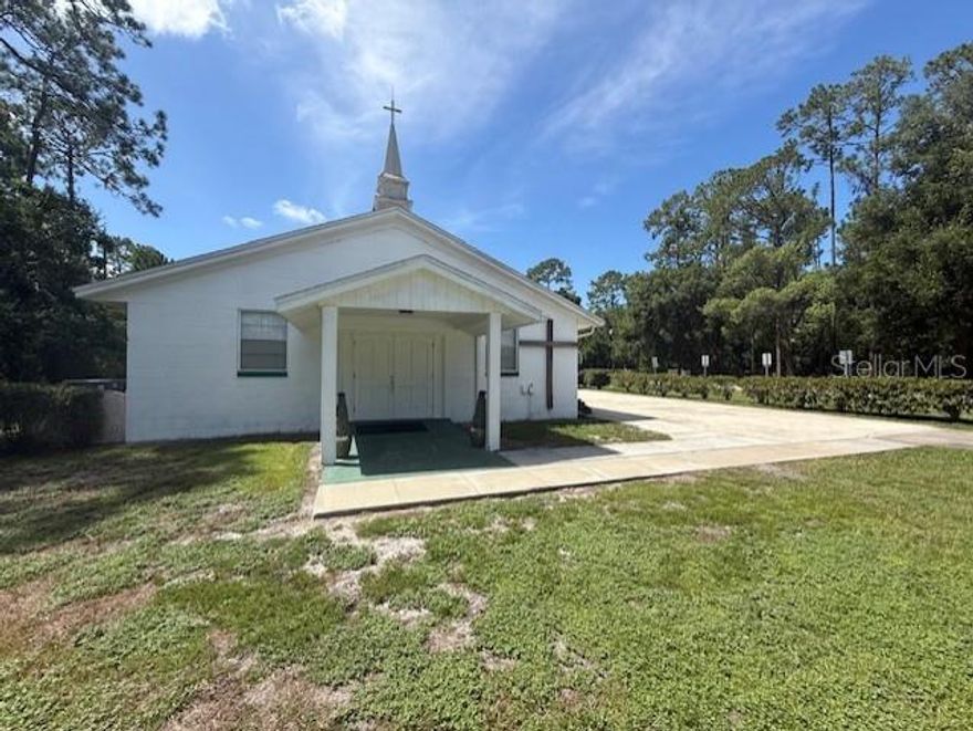 We are pleased to present this multi building, 5.4 Acre site for SALE!! The roof on the main bldgis three years old and the two air conditioners are three months old. The space seats approximately 80 people. The rear building cost $1,000,000 to build and is 5 years old. 
Property is on Septic with public water

The property line extends all the way to the back past the tree line right to the Econ river. 

The fellowship hall just had both bathrooms redone with new piping and new toilet and sink and everything.

In the kitchen area, they put in a brand new stove and a brand new refrigerator

The property has a future Land use for Commercial all the way to the back of the shed, and then the anchorage behind the shed becomes agricultural

They spent $50,000 bringing in the force Main and the water supply for their suppression system.

Insurance runs approximately $12,000 - Water bill is approximately $30/month - Electric bill runs approximately $500 on the low side to upper much is $700 during the summer/ month - $8.00 /month for the propane for the stove