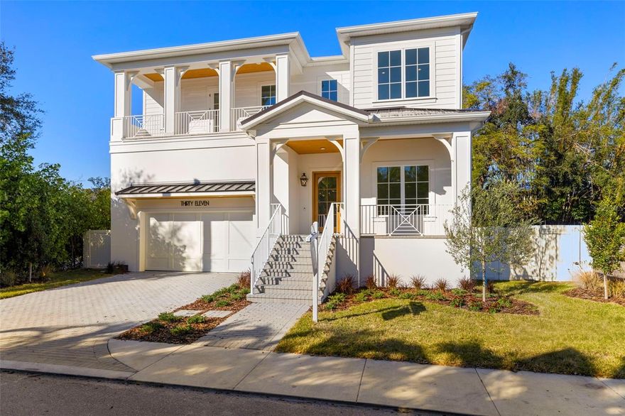 Move In Ready! Welcome to your dream home built by Milana Custom Homes in the heart of South Tampa One block off of iconic Bayshore Boulevard! This stunning two-story residence boasts five spacious bedrooms and five and a half luxurious baths, complemented by a three-car tandem garage. The backyard is a true oasis, featuring a pristine pool and spa, an outdoor kitchen perfect for entertaining, and a covered porch for relaxing afternoons. On the first floor, you'll find a functional mudroom right off the garage, ideal for organizing everyday essentials. At the front of the house, a private study offers a quiet retreat for work or reading. The gourmet kitchen, complete with a huge walk-in pantry, opens up to a cozy breakfast nook and a family room highlighted by a gas fireplace, creating a warm and inviting atmosphere. For more formal gatherings, enjoy the elegance of a dedicated dining room. Additionally, the first floor includes a guest suite with a walk-in closet providing flexibility for guests. The second floor of this exquisite home continues to impress with a luxurious primary suite featuring an extra-large walk-in closet and a spa-like ensuite bath. Three additional bedrooms, each with their own walk-in closets and ensuite baths, provide ample space and privacy for family members or guests. Convenience is key with a full laundry room and additional storage closets, ensuring everything has its place. Rounding out the upper floor is a media room perfect for entertainment and a covered balcony at the front of the house, offering a serene space to unwind and enjoy the view. Experience the epitome of luxury living in this meticulously designed home that seamlessly blends style, functionality, and comfort.