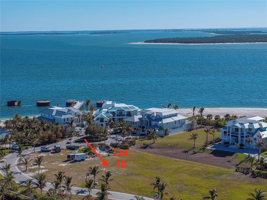 Now Offered! 869 Hill Tide Lane is one of the last remaining custom buildable lots available in treasured Hill Tide Estates and offers convenient access to the private East Beach along with a unique Fishing Pier in Boca Grande Pass exclusive to this elite group of ownership. The deep oversized premier lot provides limitless architecture flexibility due to its favorable AE flood zone elevation and the state-of-the-art infrastructure system unmatched anywhere on island. This luxurious gated community showcases custom designed residences on brick paved streets overlooking the Gulf of Mexico, Boca Grande Pass, and Charlotte Harbor! Hill Tide Estates is the only subdivision on Gasparilla Island that fronts Boca Grande Pass, aka ‘The Tarpon Capital of the World’. Currently, the adjacent lot is also available for purchase which provides a unique opportunity to build one large residence by combining lots. ***There was no storm damage to this lot from any of the past hurricanes.