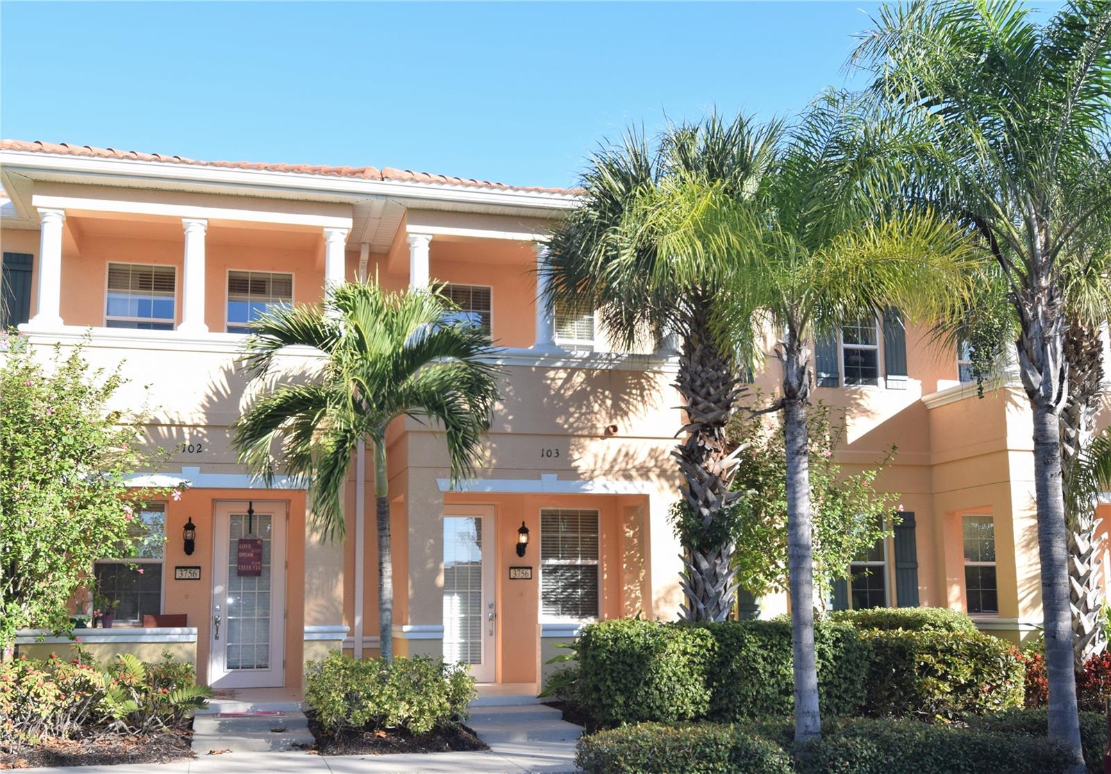 This charming community of San Michele awaits you for your new home. Located right off University Parkway with all its shopping, restaurants, supermarkets, easy access to Downtown Sarasota, Lakewood Ranch and I-75, and the impressive UTC Mall. Wonderful Townhome with 3 Bedrooms & 2 full baths upstairs plus a 1/2 bath downstairs. All with No Carpet! All flooring is easy care wood flooring throughout. The Kitchen has Stainless Steel appliances plus a large walk-in Pantry. Your Primary Bedroom has room for your King Bed while the Primary Bath has dual sinks and a Shower. The other 2 bedrooms both have ceiling fans and large closets. Also a 1 car garage is accessible from the back of the home. San Michele boasts several amenities including a Heated Pool, 2 tennis courts, a fenced playground and BBQ grills. Pet friendly! Small Dog, under 35lbs with non-refundable pet fee.