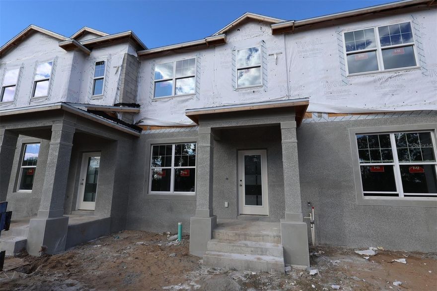 Under Construction. Discover this stunning new construction townhome located at 15523 Bay Bridge Street in Winter Garden. Built by M/I Homes, this thoughtfully designed 3-bedroom, 2.5-bathroom townhome offers 1,691 square feet of comfortable living space, a back patio, and a detached 2-car garage.
 
The well-planned floorplan features an open-concept living space that seamlessly connects the main living areas, creating an inviting atmosphere for daily life and entertaining. Kitchen highlights include a large island, a pantry, and lots of countertop and cabinet space. The owner's bedroom features an en-suite bathroom with a double-sink vanity and a walk-in closet is separated from the additional bedrooms to provide privacy.
 
This new construction home represents an opportunity to own a beautifully crafted space with modern conveniences and thoughtful design elements. The home's layout maximizes functionality while maintaining an elegant feel throughout. Each room has been carefully planned to offer both comfort and style, ensuring this home will meet your needs for years to come.