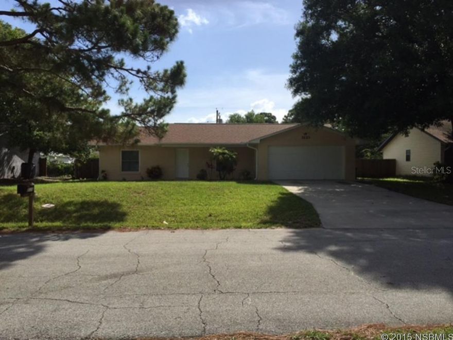 Everything has been done for you! Freshly painted inside and out. New roof in 2012, A/C 2013, double pane windows with 120 miles per hour wind resistance in 2005. Nice size kitchen with lots of cabinets and stainless steel appliances. Wood laminate floors in living room and guest bedrooms, tile in kitchen, dining room and baths. Split bedroom plan, master has walk in closet. Relax in your screened in porch, privacy fenced back yard with room for a pool. ;Water: City