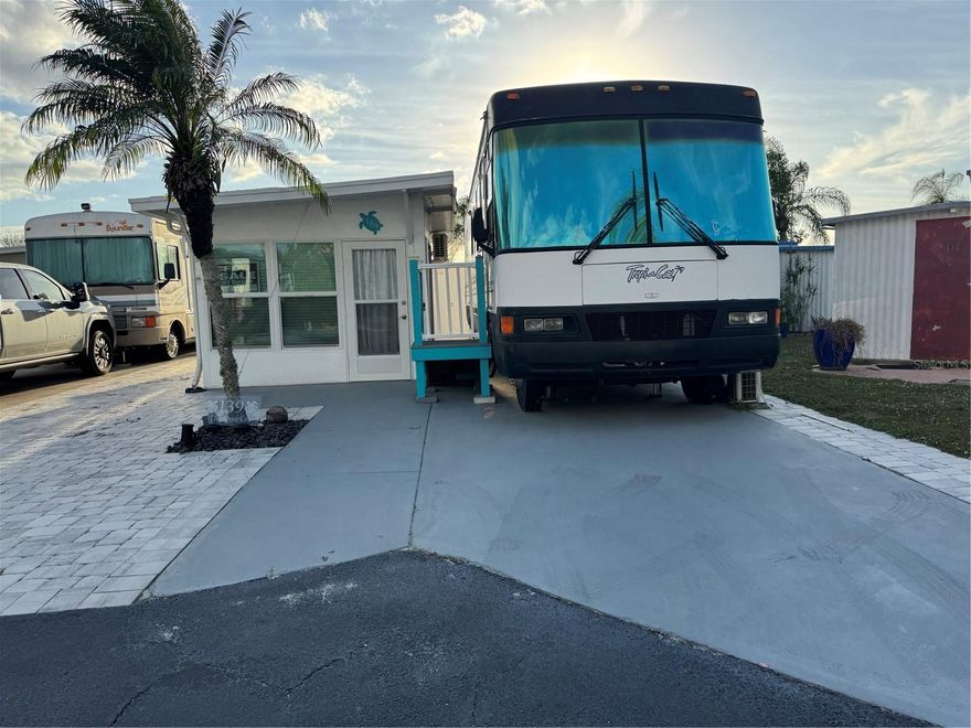 46900 Bermont Rd, Phase 1 - Unit 139 Punta Gorda, FL 33982 Located in Paradise Park, a gated, pet-friendly 55+ community spanning 136 acres, this property offers the perfect blend of comfort and convenience. This unit includes a 1996 Tropical RV (stationary) completely refinished inside with tropical colors and cabinets made for additional storage. The Florida Room on the property has been upgraded and comes furnished. The 8' x 10' shed has a shower, refrigerator, washer/dryer, sink and toilet all with a mini split air system. The park offers a  • 9-hole golf course • Heated swimming pool • Recreation hall, billiards, and fitness center • Shuffleboard, bocce ball, and a 5-acre fishing lake • Horseshoe pits, woodworking and metal shops • On-site washers/dryers, community fire truck, library & defibrillator • Resident-owned utilities, including independent water & sewer systems • Full social calendar: crafts, dances, fitness classes, bingo, card games, pool tournaments, entertainment nights & more. Ownership Benefits: Each resident owns an equal share of the community’s amenities and facilities, ensuring long-term value and pride in ownership. This park runs on the owners all volunteering in their own way which makes it feel like family and keeps pride in the park.