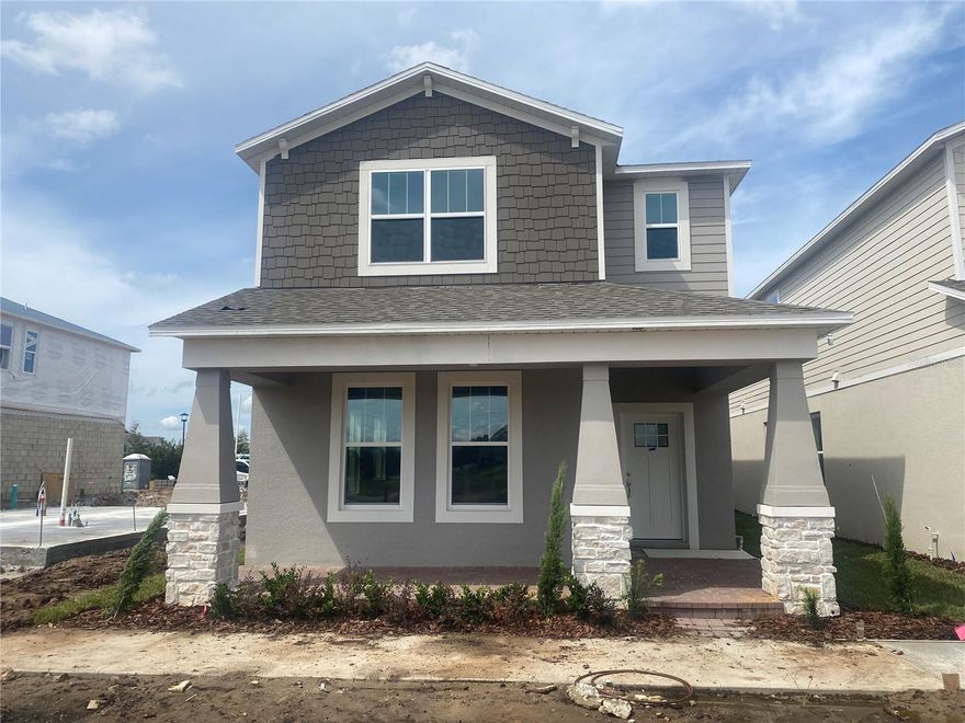 Under Construction. The Sebring home at 635 Cheval Lane boasts 3 bedrooms, 2 bathrooms, and a 2-car, alley-load garage! Contact our friendly Internet Sales Team today to learn more about this home. The open-concept main living area offers views from the foyer to the back of the home. Your family room greets you upon arrival, followed by the kitchen with a sizable center island to go along with the L-shaped counter space. Guests will enjoy sitting at the island to catch up and have a drink! Your walk-in pantry is situated underneath the staircase, offering an abundance of storage space for dry goods. Find a first-floor powder room near the interior garage door. Make your way upstairs and be greeted by the loft, which stretches the entire width of the home and separates the owner’s bedroom at the front of the home from the 2 secondary bedrooms. You’ll find your laundry room situated just outside the 2 additional bedrooms, across from the shared bathroom with a dual-sink vanity. Retreat to your owner’s suite, where the tray ceiling adds both volume and style to the room. Your massive walk-in closet and the owner’s bath are situated off the owner’s bedroom. Step into your owner’s bathroom and discover double vanities, a private toilet, and a glass-framed shower. Don’t wait—contact us to schedule your tour of 635 Cheval Lane today!