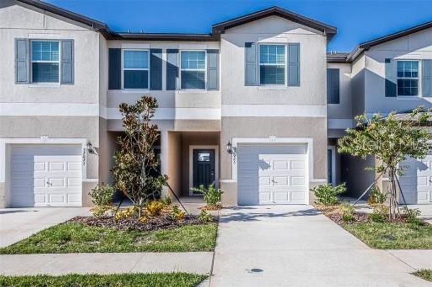 Nestled in the sought-after community of Mirada, this beautiful 2-story townhome offers the perfect blend of comfort and convenience. As you step inside, you'll be greeted by an inviting open floorplan that seamlessly connects the living, dining, and kitchen areas, creating a spacious environment ideal for both relaxation and entertaining. The kitchen opens up to a cozy living area, perfect for hosting friends or enjoying a quiet evening at home. From here, step out to the back lanai—your private outdoor retreat, ideal for morning coffee or unwinding after a long day. Upstairs, you’ll find all three bedrooms, offering peace and privacy away from the main living spaces. The loft area provides extra space for a home office, play area, or additional lounge space. The convenience of an upstairs laundry room means no more hauling laundry up and down the stairs. A thoughtfully placed half bath on the main floor adds an extra touch of convenience, while the open layout ensures that the home feels airy and connected. This townhome in Mirada is perfect for those seeking a tranquil yet connected lifestyle, with all the comforts of modern living. Don’t miss out on the opportunity to make this your new home!