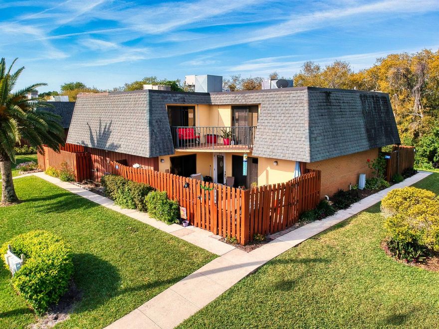 Lovely Town home with open split floor plan within walking distance to the beach. This unit backs up to a wooded preserve in the back. The access gate leads you to large outdoor patio area., 2 Bed 2.5 bath town home in one of new Smyrna 's long sought after beachside communities. Close to shopping and the beaches and many fine eating establishments. Cedar Dunes has a low HOA, pet friendly.  This home include a cozy living room with a fire place. nice and bright some updates and plenty of space to enjoy living near the beach. New Ac added in the summer of 2020. Approximately 5 miles to the Canaveral national seashore and 2 miles to downtown   Flagler Ave which holds many fine events throughout the year. This is the perfect home for a beach lover in one of Florida's Best kept secret New Smyrna beach ;Water: City